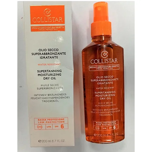 Olio per concia «Olio secco superabbronzante idratante» (Collistar)