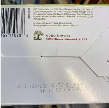 Lozione per capelli «Olive Oil ORS Hair Relaxer» — foto 3 dell'alert A12/00445/22