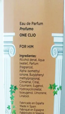 Profumo «One Clio» — foto 3 dell'alert A12/02908/23