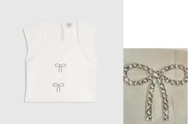 Abbigliamento per bambini «One Shoulder Scuba Dress, White Crepe Skort and White Crepe Top» — foto 2 dell'alert SR/02101/26
