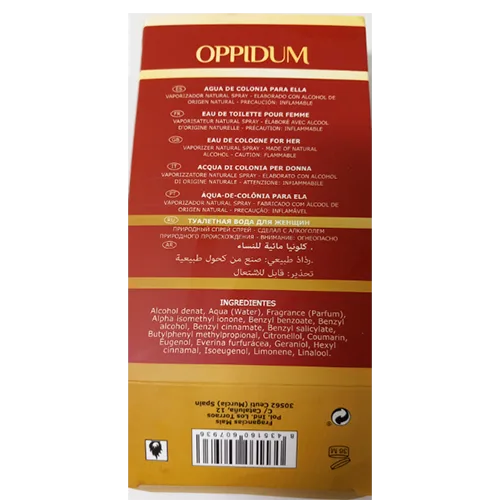Eau de toilette «Oppidum de naturmais» — foto 2 dell'alert SR/04470/25