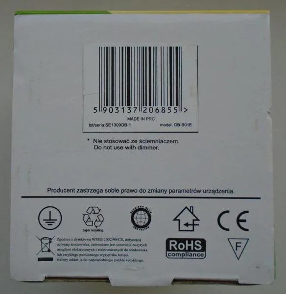 Plafoniera «OPRAWA SUFITOWA» — foto 2 dell'alert A12/1156/18