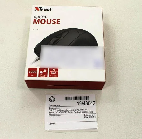 Mouse ottico «Optical mouse» (TRUST)