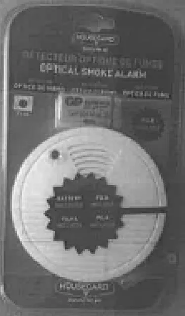 Rilevatore di fumo &amp; #13; &amp; #13; «Optical Smoke Alarm» (Houseguard)