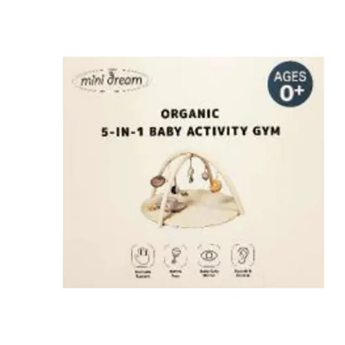 Playmat «Organic 5-in-1 Baby Activity Gym» (MiniDream)