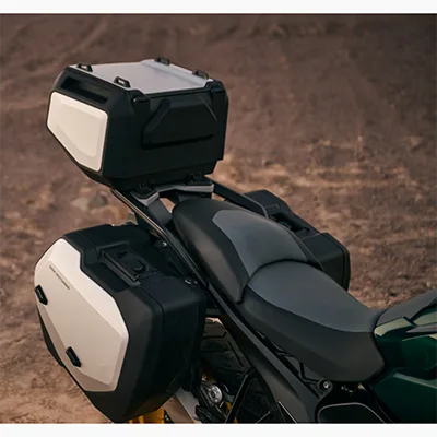 Scatola superiore del motociclo «Original accessory Vario-Topcase» (BMW Motorrad)