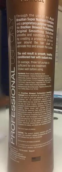 Prodotto di raddrizzamento dei capelli «Original Smoothing Solution» — foto 3 dell'alert A12/1251/18
