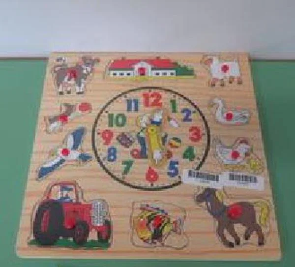 Orologio puzzle in legno (Unknown)