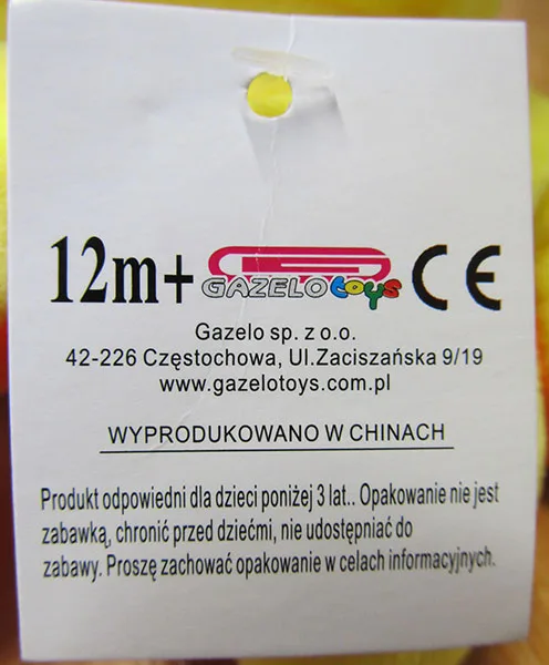Giocattolo morbido «Osmiornica» (GAZELOtoys)