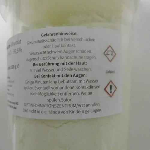 Acido ossalico «Oxalsäure - Dihydrat» — foto 2 dell'alert SR/04437/25