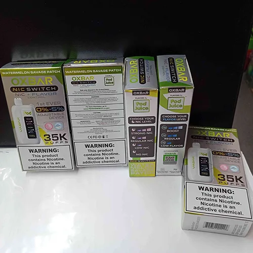 Sigaretta elettronica monouso «OXBAR ADJUSTABLE DISPOSABLE 35K PUFFS» (OXBAR)