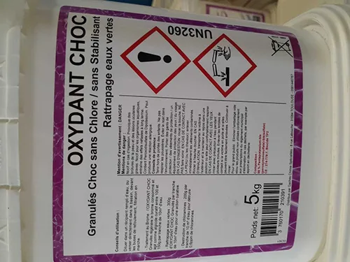 Trattamento delle acque di piscina «Oxygène actif, oxydant choc» — foto 4 dell'alert SR/03799/25
