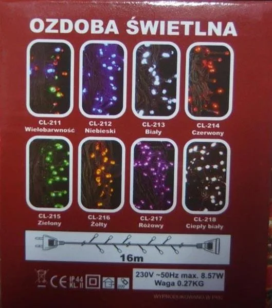 Catena di illuminazione «Ozdoba swietlna» — foto 2 dell'alert A12/0125/17