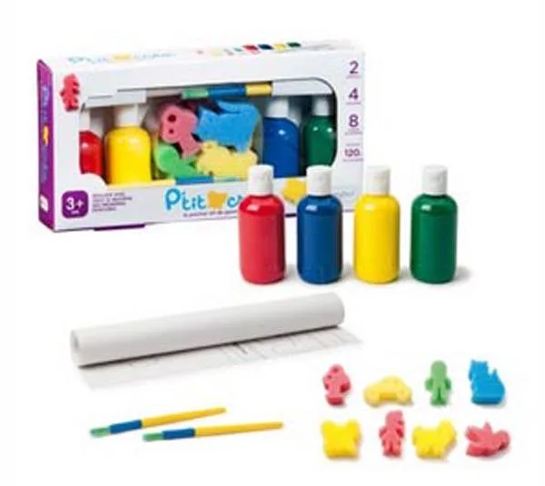 Set di pittura «P'tit Créa Le premier kit de peinture» (OXYBUL)