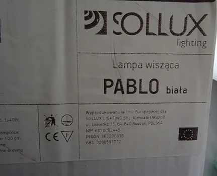 Apparecchio di illuminazione «PABLO» — foto 3 dell'alert A12/00818/23