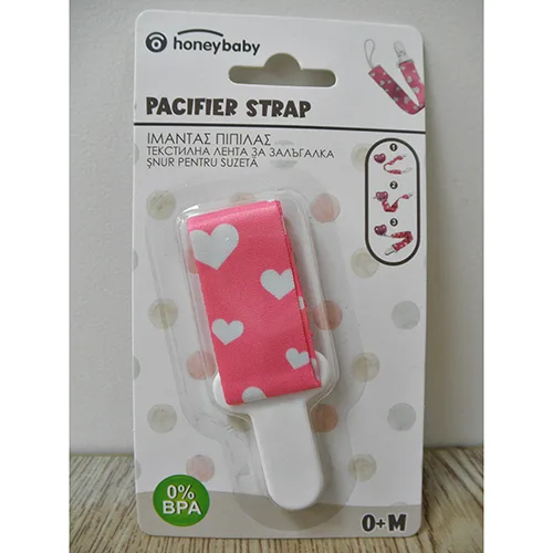 Portasucchietto «Pacifier strap» (Honey Baby)