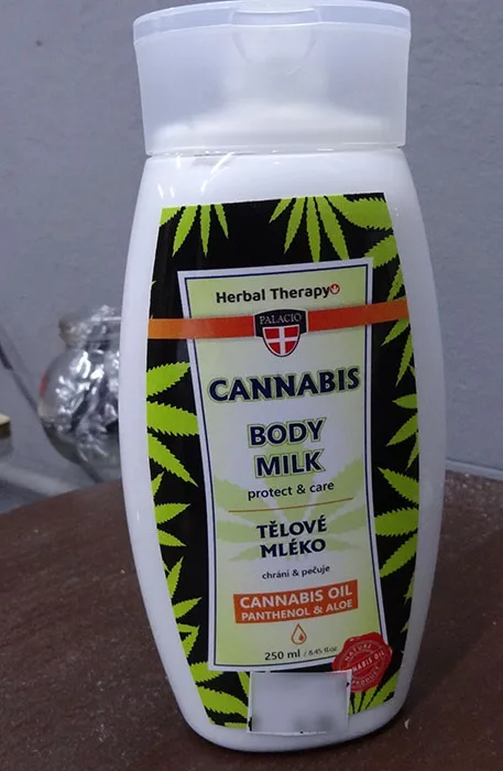 Lozione per il corpo «PALACIO Herbal Therapy Cannabis Body milk» — foto 1 dell'alert A12/00102/23