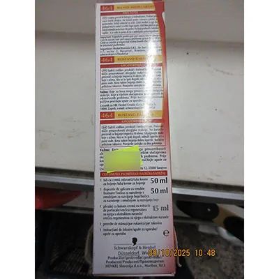 Tintura per capelli «PALETTE DE LUXE INTENSIVE COLOR 464» — foto 2 dell'alert SR/00057/26