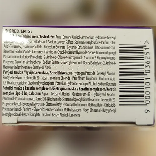 Tintura per capelli «PALETTE DE LUXE INTENSIVE» — foto 4 dell'alert SR/00092/26