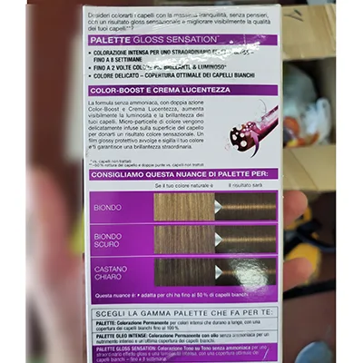 Tinture per capelli «Palette professional performance gloss sensation» (TESTANERA)