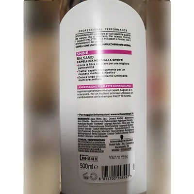 Balsamo per capelli «Palette shine» (Schwarzkopf)