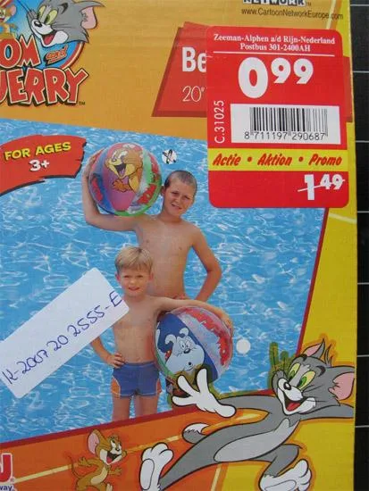 Palla da spiaggia gonfiabile in plastica (Bestway)