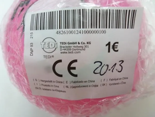 Palla di gomma morbida (Tedi)