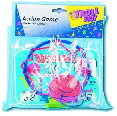 Pallacanestro gioco d'azione set (Troll &amp; Toy)