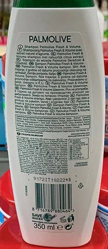 Shampoo «Palmolive - fresh & volume» — foto 2 dell'alert A12/02106/23