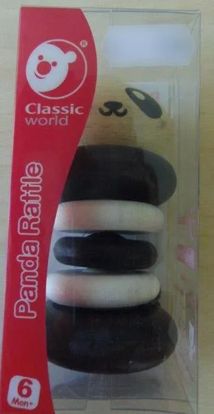 Sonaglio di legno «Panda Rattle» (Classic World)