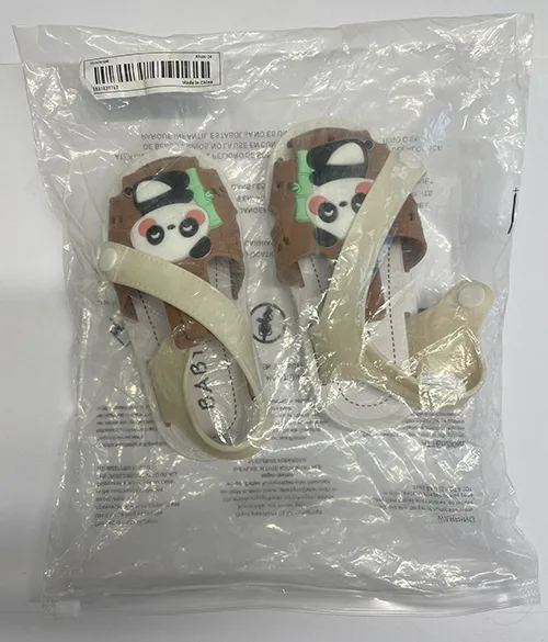 Sandali per bambini «Panda Sandals Trendy søte tegneseriesandaler for gutter pustende lette» (Baby)
