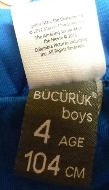 Pantaloni per bambini (Bücürük)