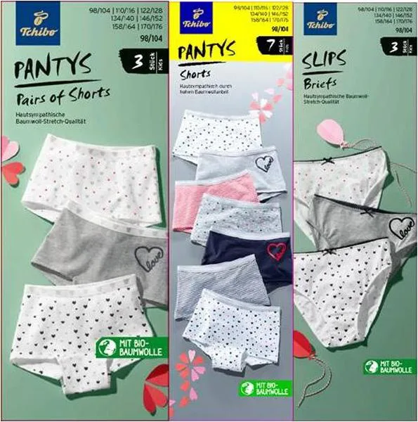 Biancheria intima «Pantys» (Tchibo)