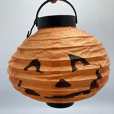 Lanterna di Halloween «Papperslykta med LED-belysning»