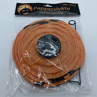 Lanterna di Halloween «Papperslykta med LED-belysning» — foto 2 dell'alert SR/00766/25