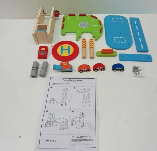 Giocattolo di legno «Parking garage» (New Classic Toys)