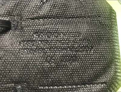 Maschera filtro antiparticolato «Particle filtering half mask» — foto 8 dell'alert A12/01796/22