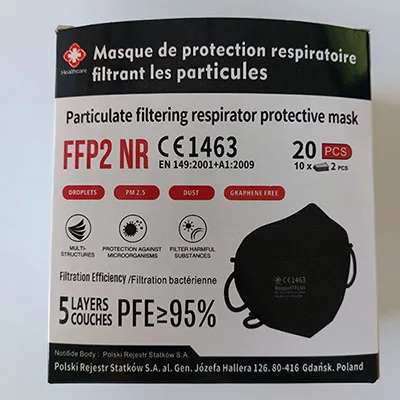 Maschera filtro antiparticolato «Particulate filtering respirator protective mask» — foto 1 dell'alert A12/00031/23