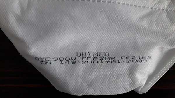 Maschera filtro particella «Particulate Respirator» — foto 5 dell'alert A12/00131/22