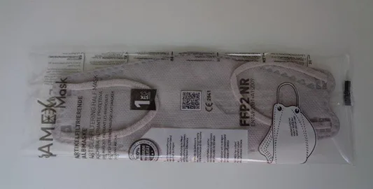 Maschera filtro antiparticolato «Partikelfiltrierende Halbmaske FFP2 Maske» — foto 6 dell'alert A12/01393/23