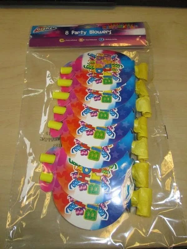 Ventilatori per feste «Party blowers» — foto 3 dell'alert A12/0566/13