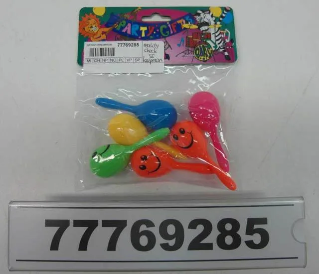 Giocattolo maracas «Party Gift» (Free &amp; Easy)