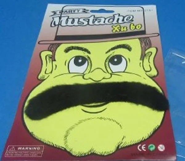 Baffi di fantasia «Party Mustache» (XU BO)