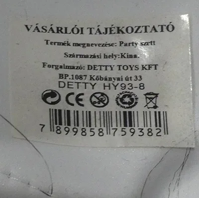 Maschera per il viso fantasia «Party szett» — foto 3 dell'alert A12/02373/24