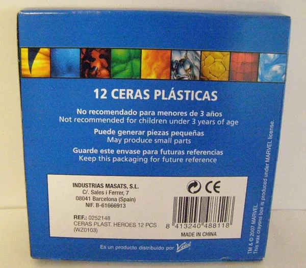 Pastelli di plastica – eroi della Marvel — foto 2 dell'alert 0190/09