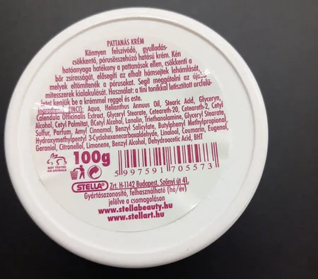 Crema di controllo dell'acne «Pattanás krém» — foto 2 dell'alert A12/02747/23