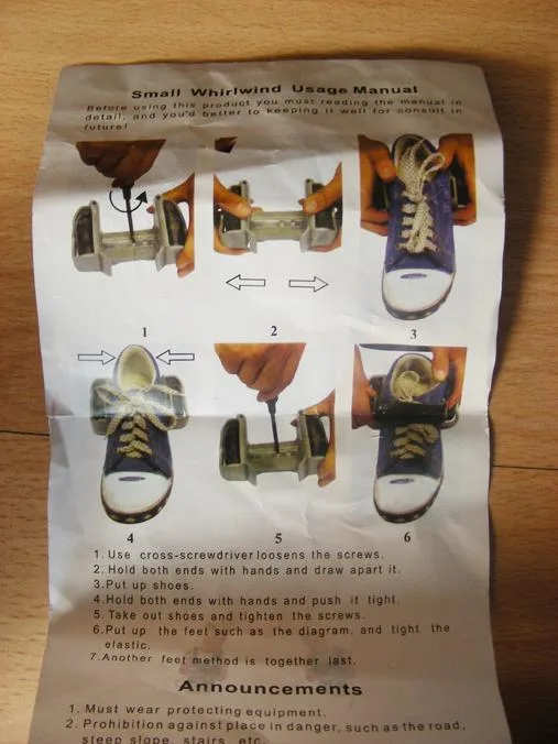 Pattini a rulli illuminati per bambini – Piccola puleggia di vortice — foto 4 dell'alert 0483/09