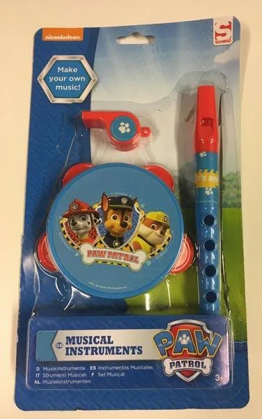 Set di strumenti giocattolo «Paw Patrol Musical Instruments» (Nickelodeon, Sambro)