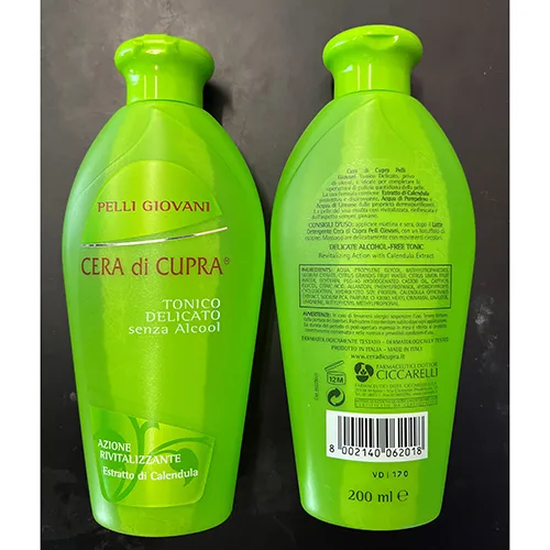Tonico viso «Pelli giovani» (Cera di Cupra ®)