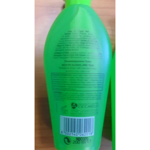 Tonico viso «Pelli giovani Tonico Delicato» — foto 2 dell'alert SR/03518/25